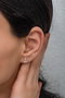 Heliophilia Silver Pendientes de Plata de Ley 925 Oro Rosa y Blanco Stud